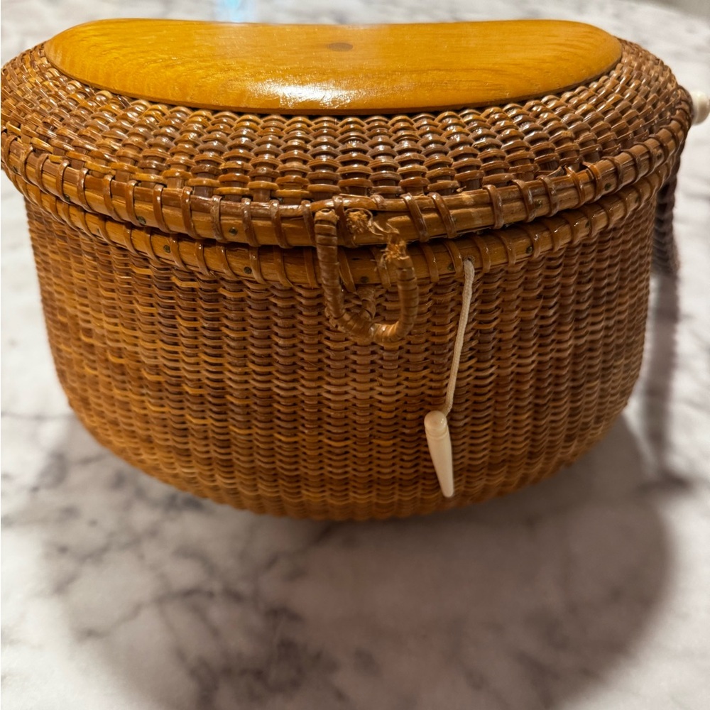 Vintage Nantucket Basket Bag